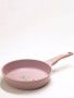 UC-4406PS PINK Набор сковород алюминиевых с антипригарным покрытием (цвет-роз.) - 20/24/28 см.