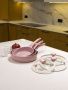 UC-4406PS PINK Набор сковород алюминиевых с антипригарным покрытием (цвет-роз.) - 20/24/28 см.